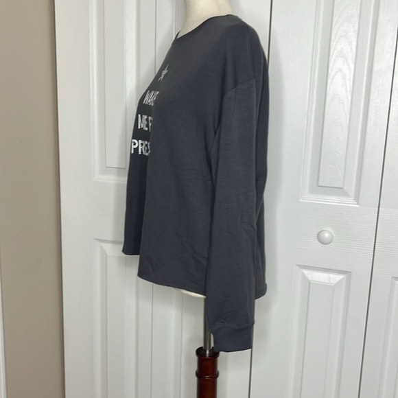 NWT Wake Me For Presents Sweatshirt - Picture 3 of 6